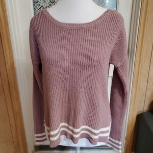 Pink Rose Women’s Lilac Sweatshirt Size Medium